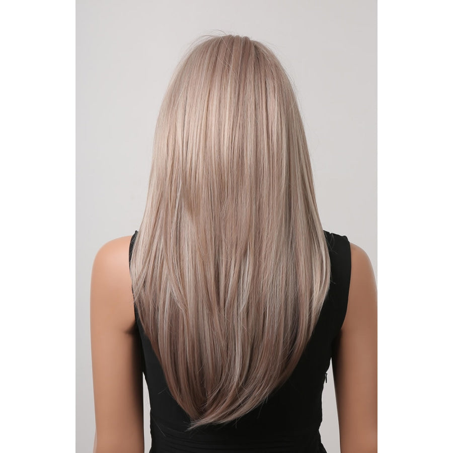 13*1 Full-Machine Wigs Synthetic Long Straight 22