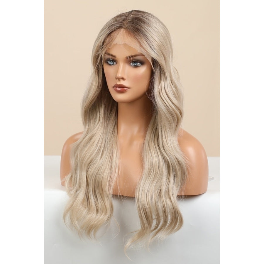 13*2 Wave Lace Front Synthetic Wigs in Gold 26 Long 150% Density Gold / One Size