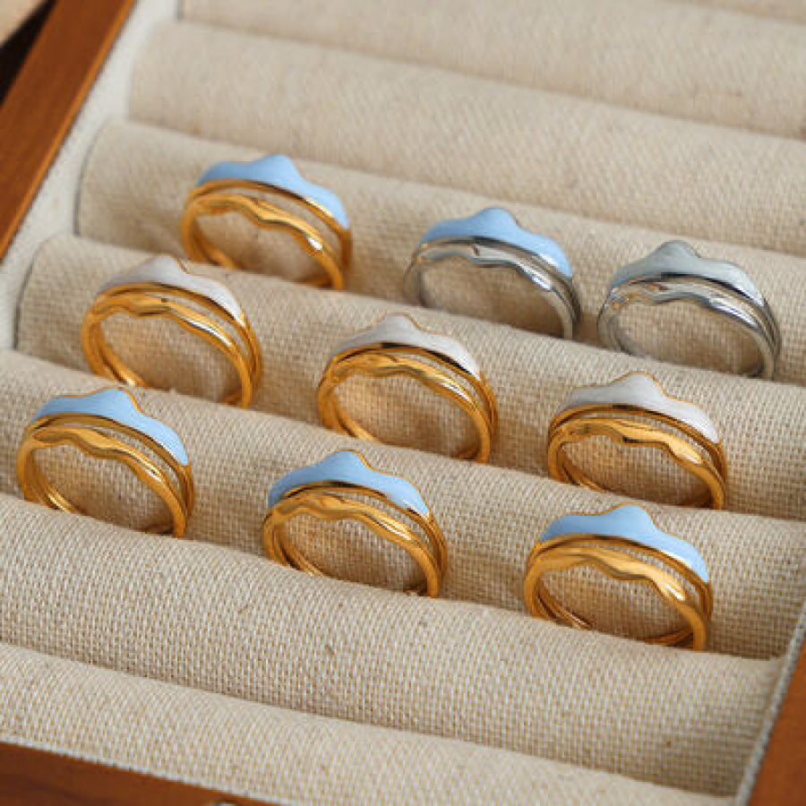 18K Gold-Plated Open Ring Clothing