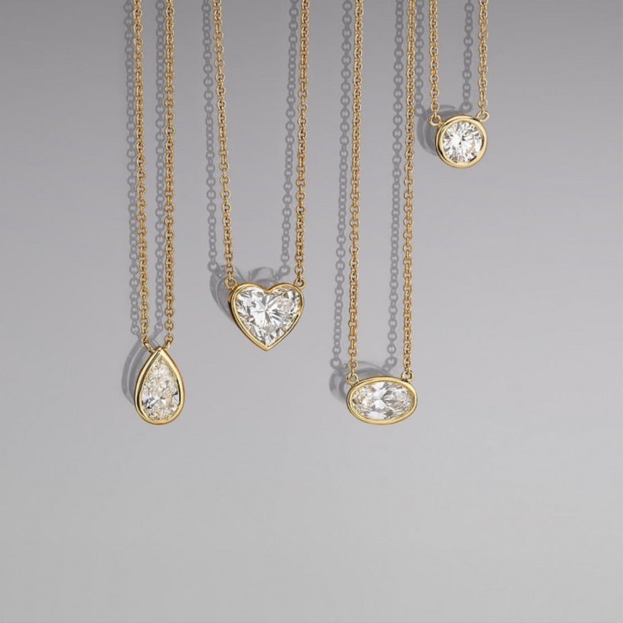 18K Gold - Plated Stainless Steel Pendant Necklace Apparel and Accessories