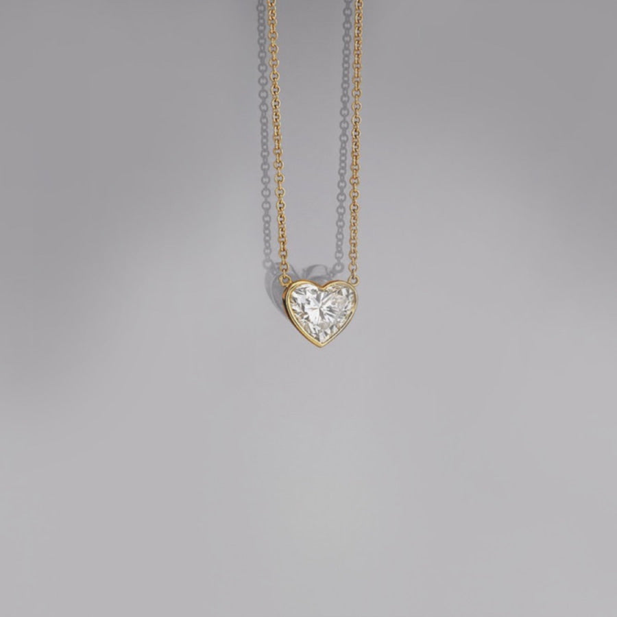 18K Gold - Plated Stainless Steel Pendant Necklace Style C / One Size Apparel and Accessories