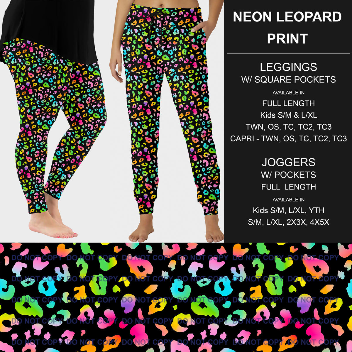 PREORDER Custom Styles - Neon Leopard Print - Closes 28 Oct - ETA late Jan 2026