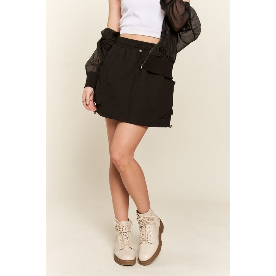ADORA Drawstring Skort with Pockets Apparel and Accessories
