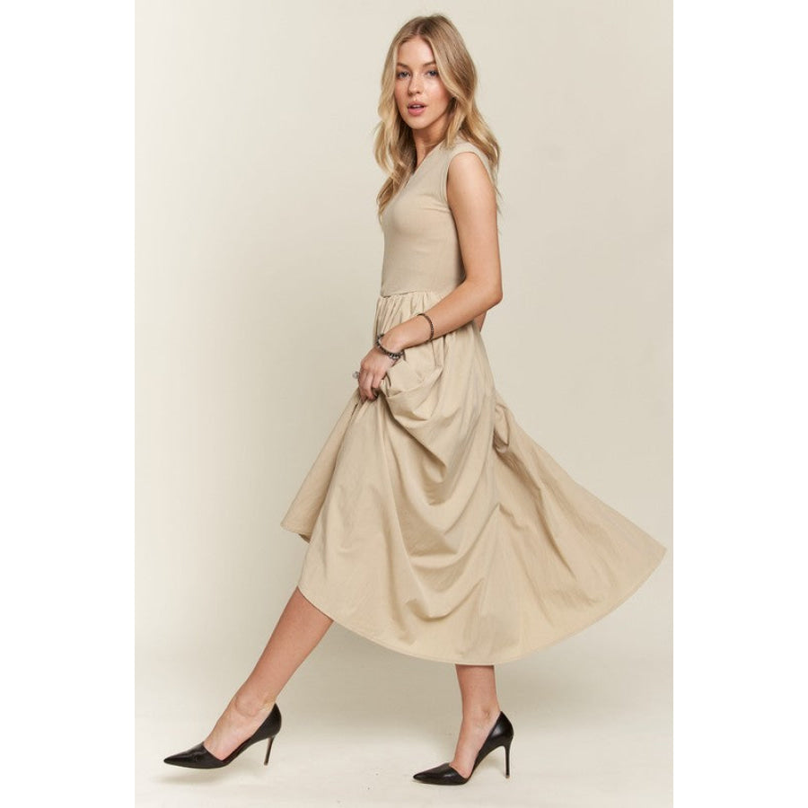 ADORA V-Neck Cap Sleeve Dress Apparel and Accessories