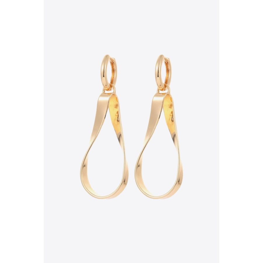 Alloy 18K Gold-Plated Earrings Gold / One Size