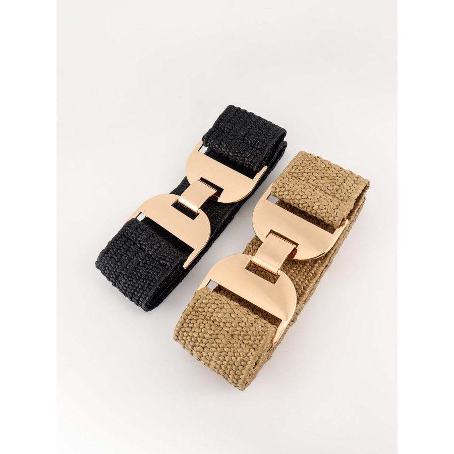 Alloy Buckle Elastic Belt