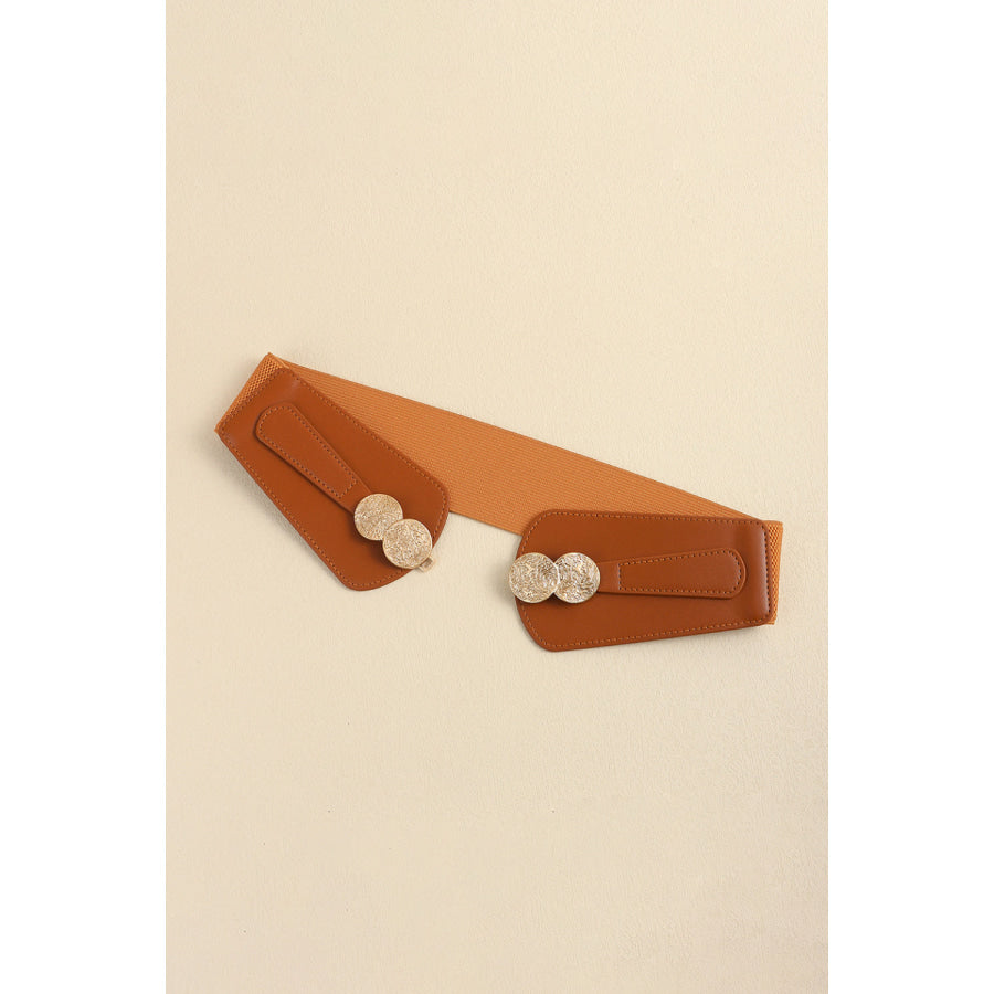 Alloy Buckle Elastic Belt