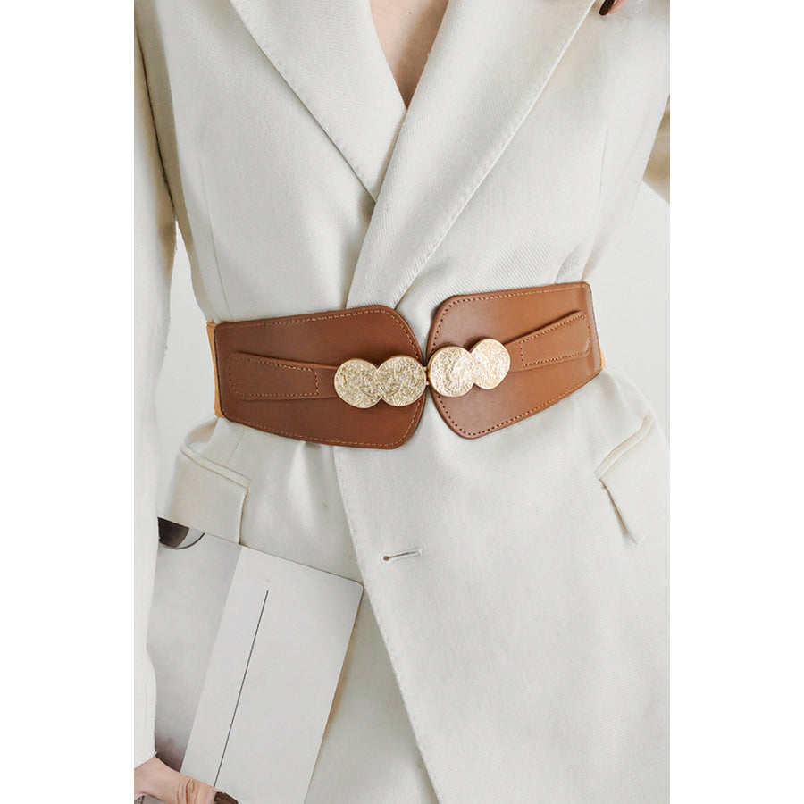 Alloy Buckle Elastic Belt