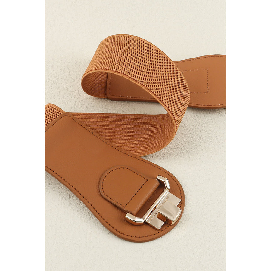 Alloy Buckle Elastic Belt