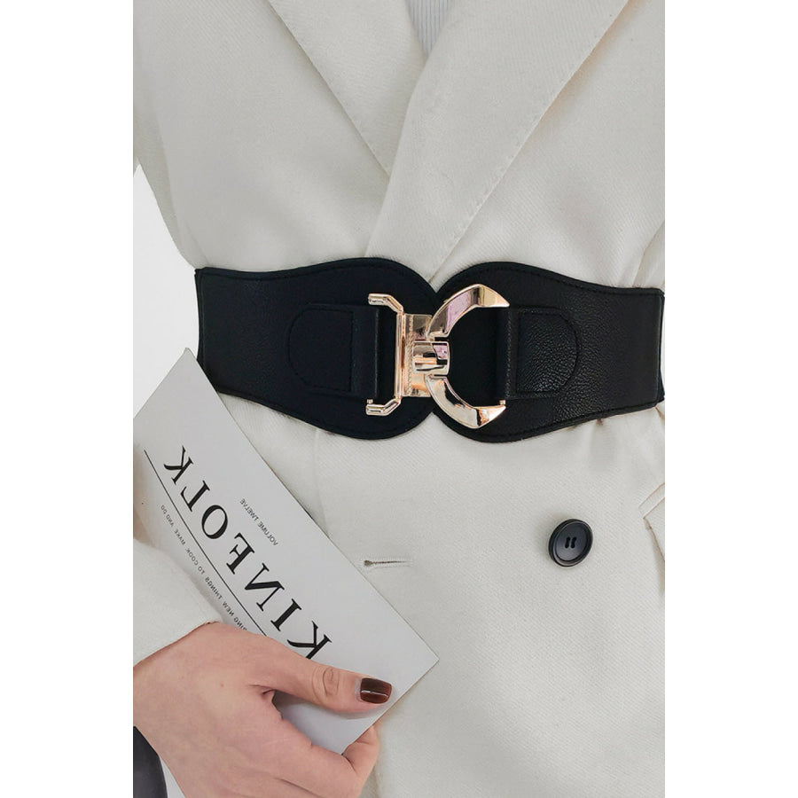 Alloy Buckle Elastic Belt