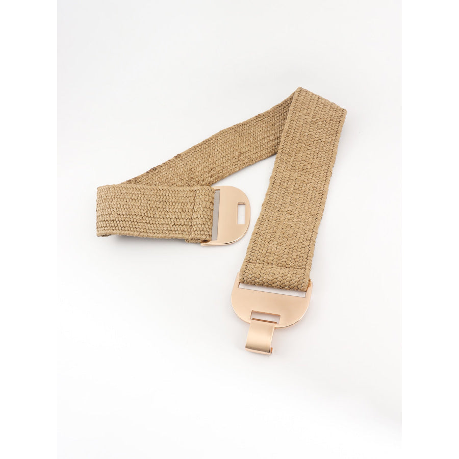 Alloy Buckle Elastic Belt
