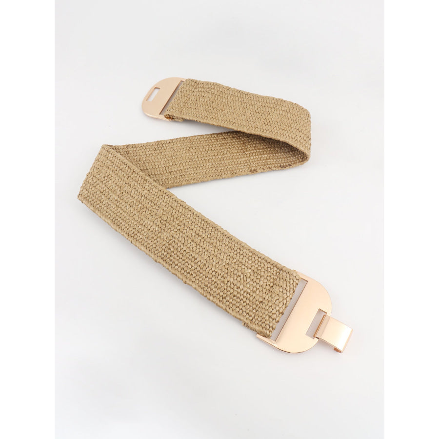Alloy Buckle Elastic Belt