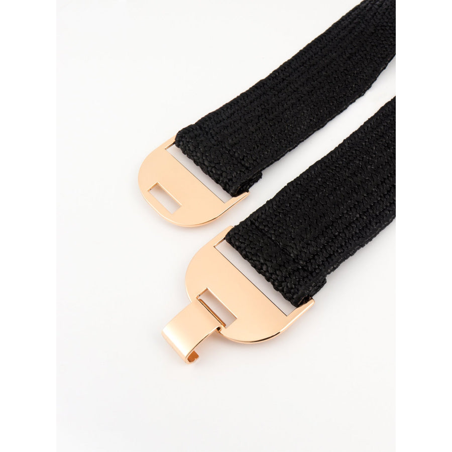 Alloy Buckle Elastic Belt