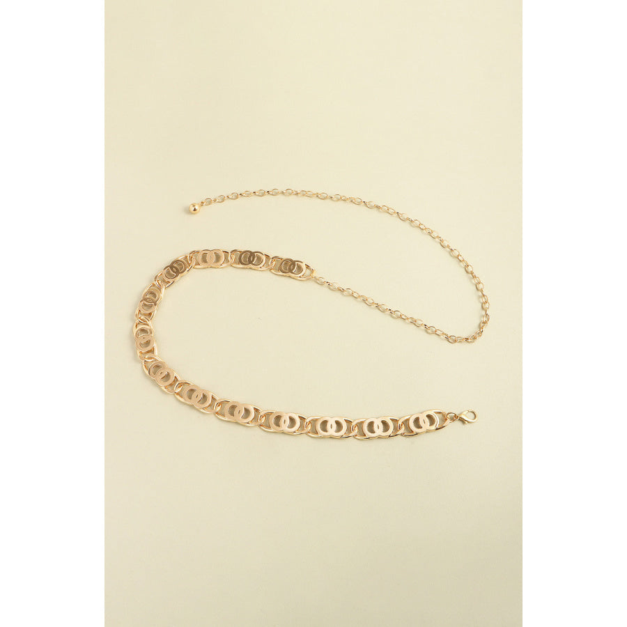 Alloy Lobster Clasp Belt