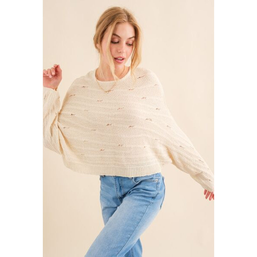 And The Why Dolman Sleeves Sweater Apparel Accessories