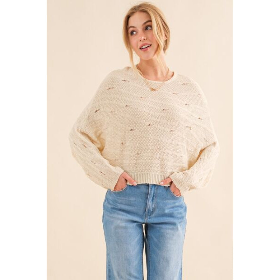 And The Why Dolman Sleeves Sweater Apparel Accessories