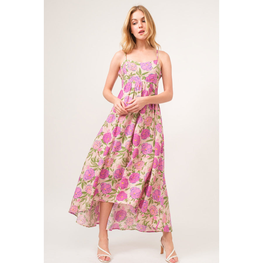 And The Why Floral High - Low Hem Cami Dress Apparel Accessories