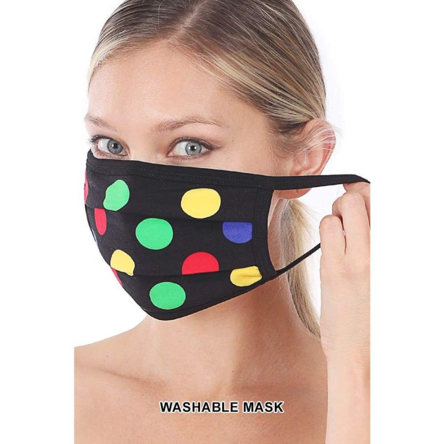 NEW! Assorted Print Masks - Poly/Cotton with Cotton Lining Face Cover