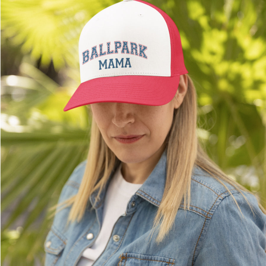 Ballpark Mama Foam Trucker Hat Hat