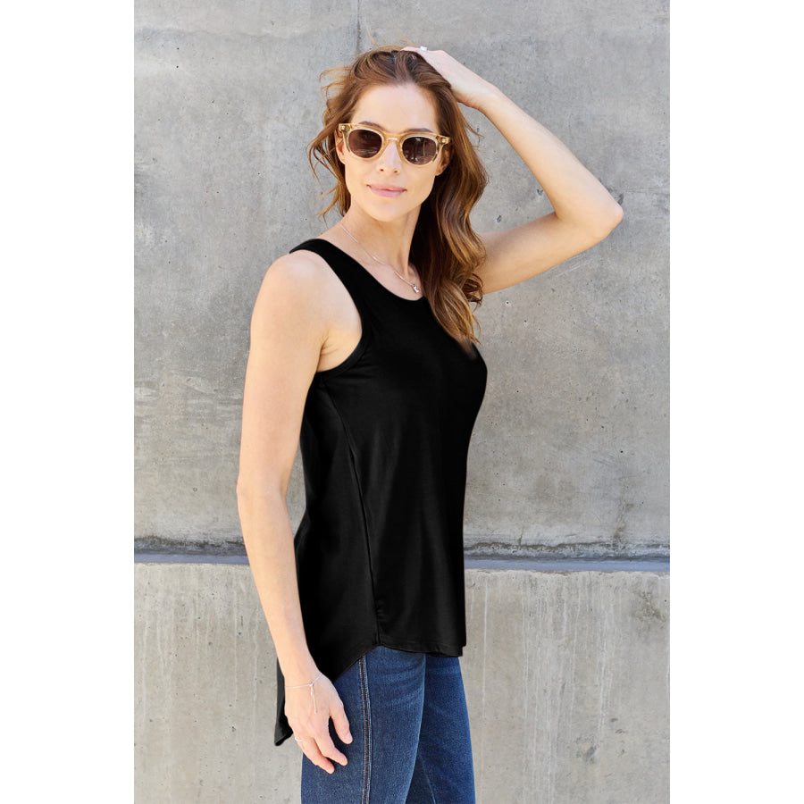 Basic Bae Bamboo Full Size Round Neck Tank Apparel and Accessories