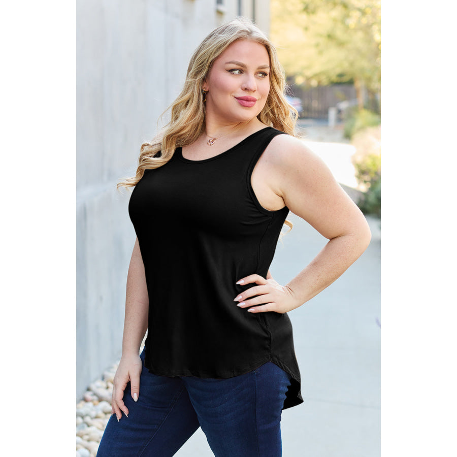 Basic Bae Bamboo Full Size Round Neck Tank Apparel and Accessories