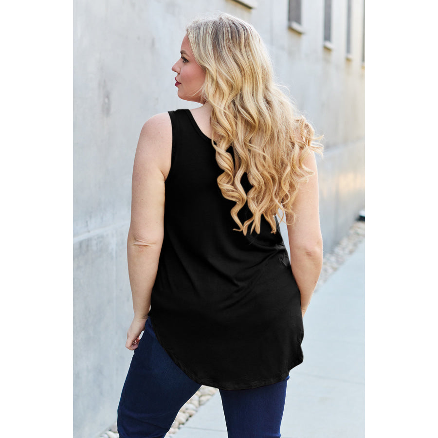 Basic Bae Bamboo Full Size Round Neck Tank Apparel and Accessories