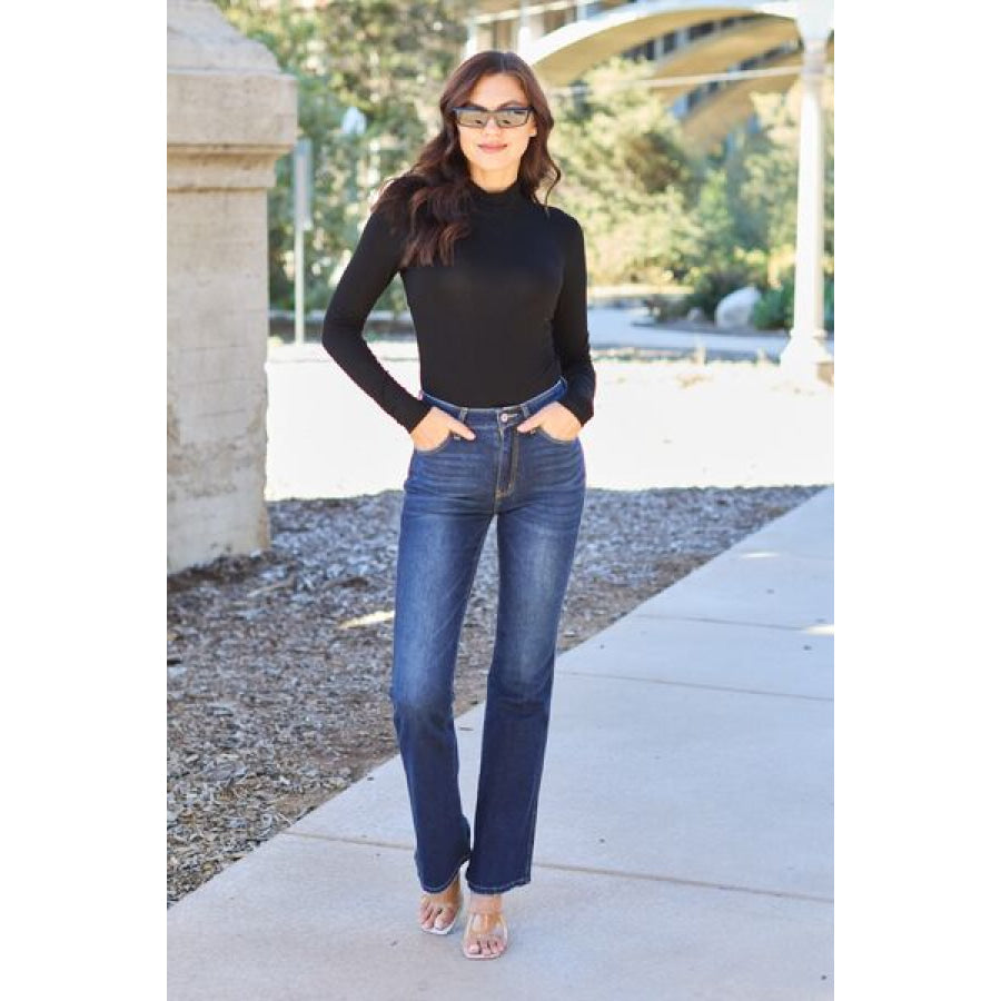 Basic Bae Full Size Mock Neck Long Sleeve Bodysuit Clothing