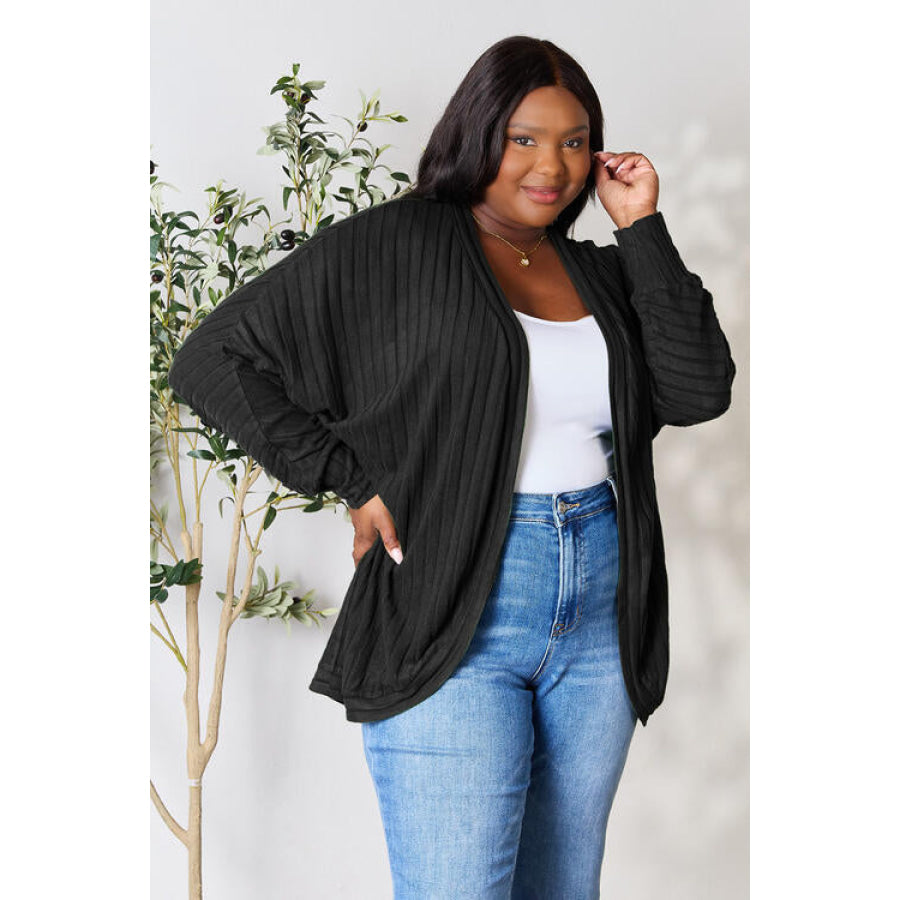 Basic Bae Full Size Ribbed Cocoon Cardigan Clothing