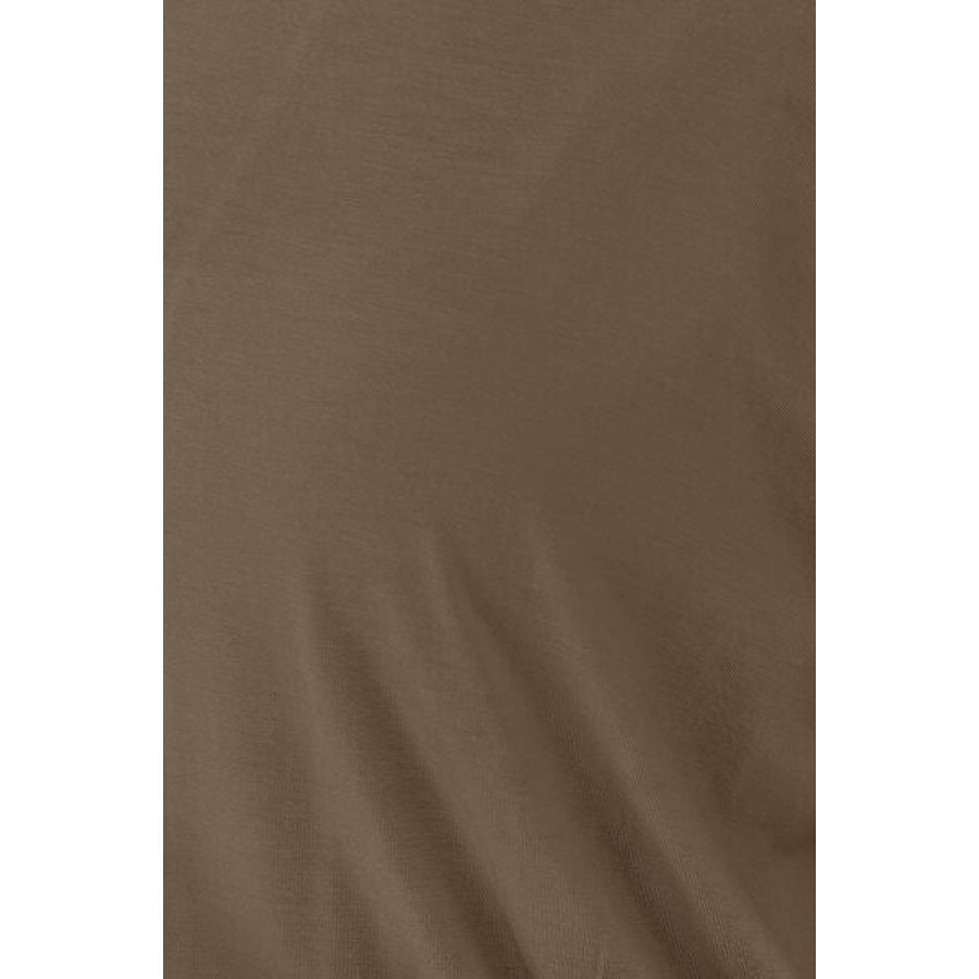 Basic Bae Full Size Round Neck Batwing Sleeve Blouse Clothing