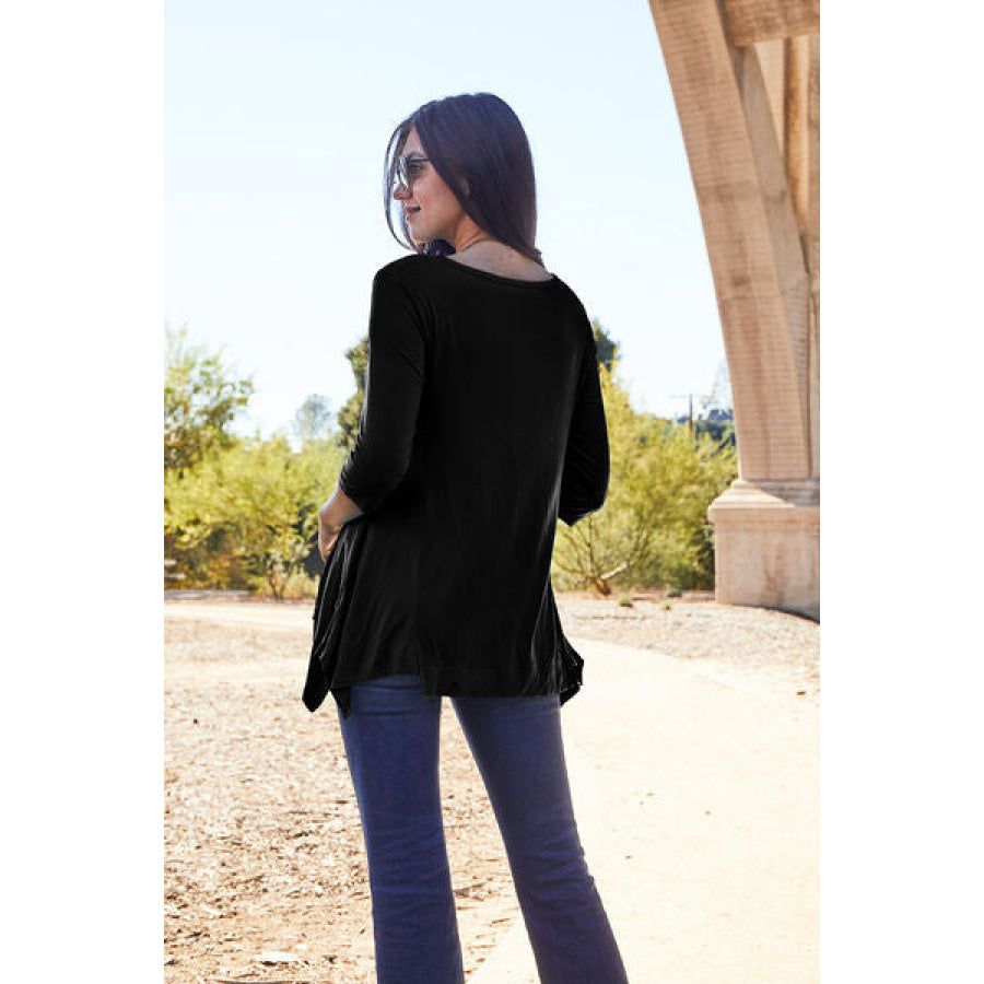 Basic Bae Full Size Round Neck Pocketed T-Shirt Clothing