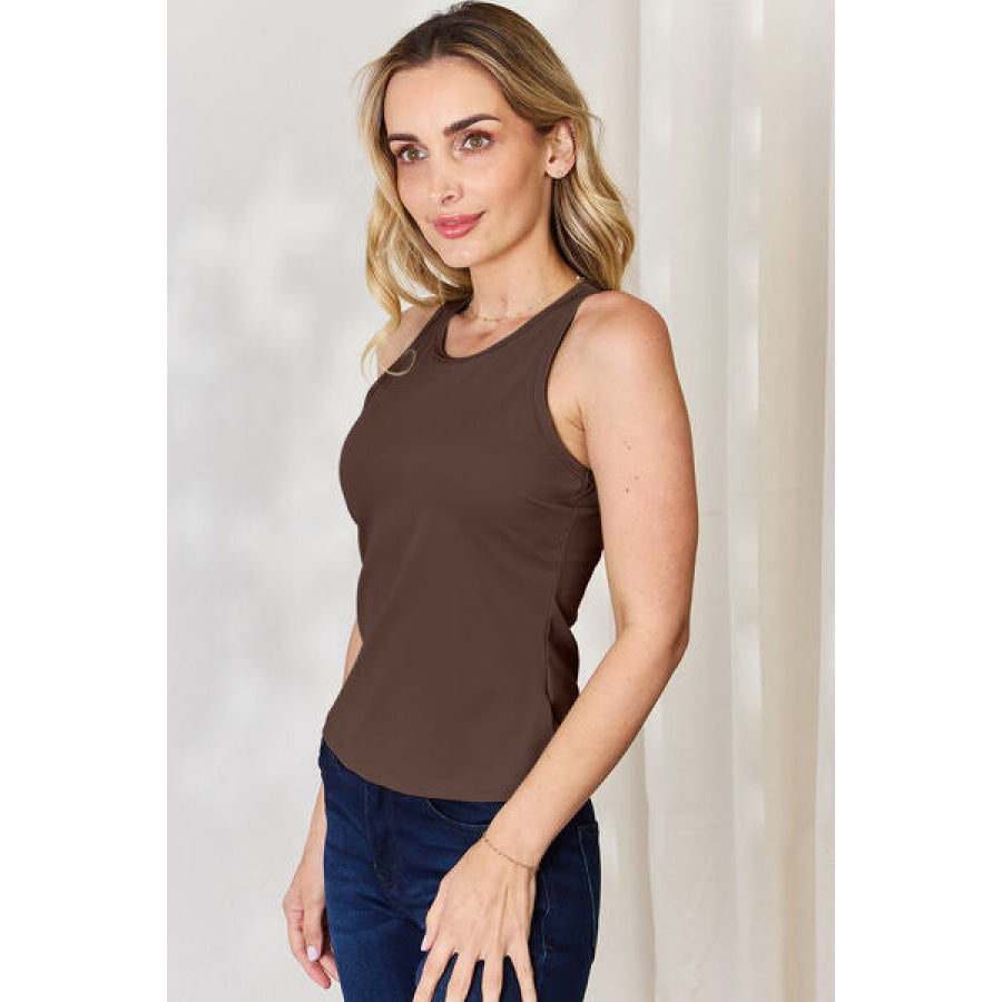 Basic Bae Full Size Round Neck Racerback Tank Clothing