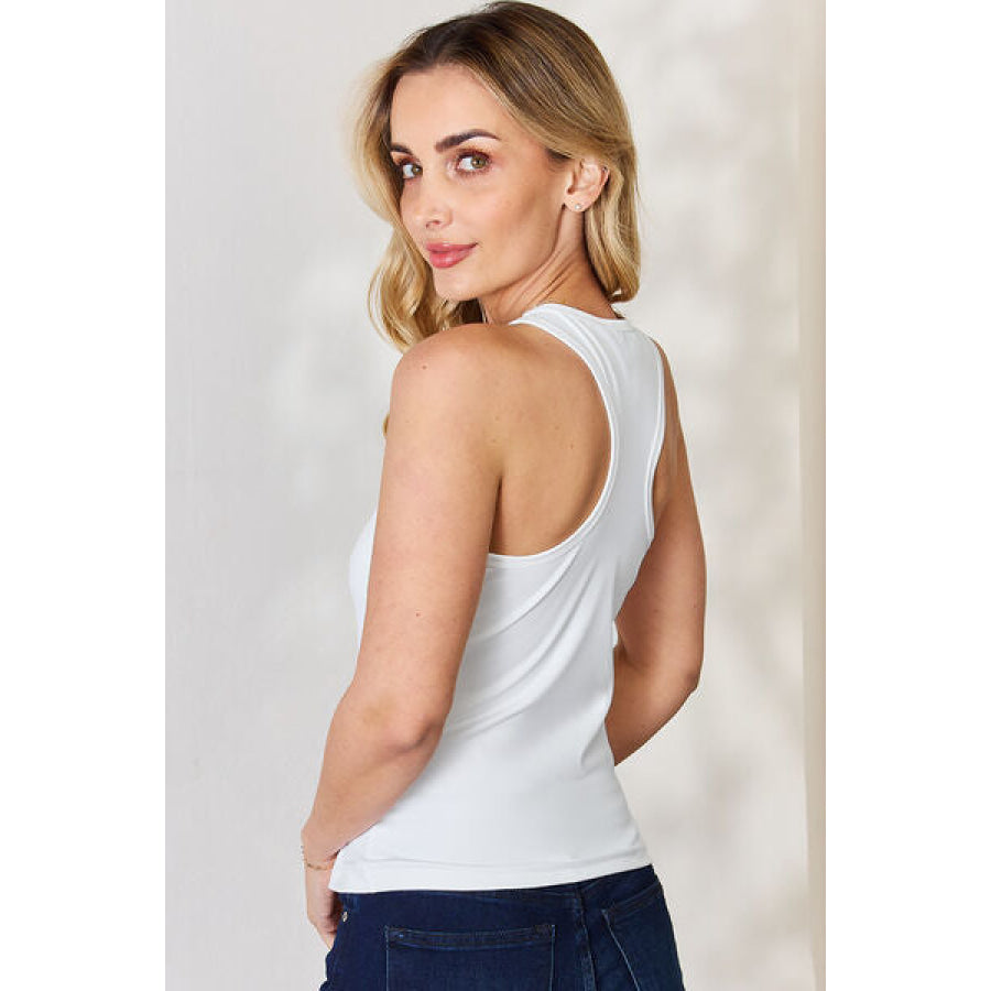 Basic Bae Full Size Round Neck Racerback Tank Clothing