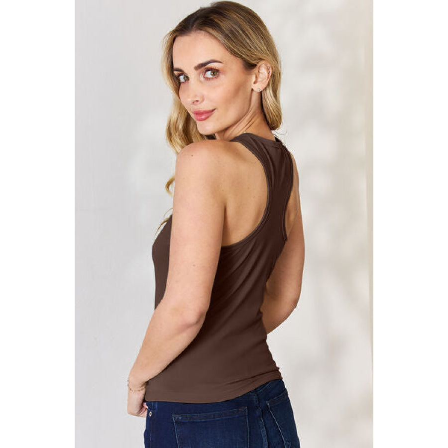 Basic Bae Full Size Round Neck Racerback Tank Clothing