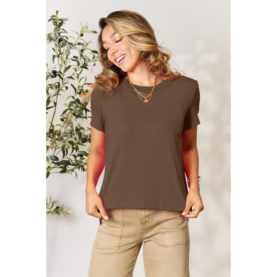 Basic Bae Full Size Round Neck Short Sleeve T-Shirt Clothing