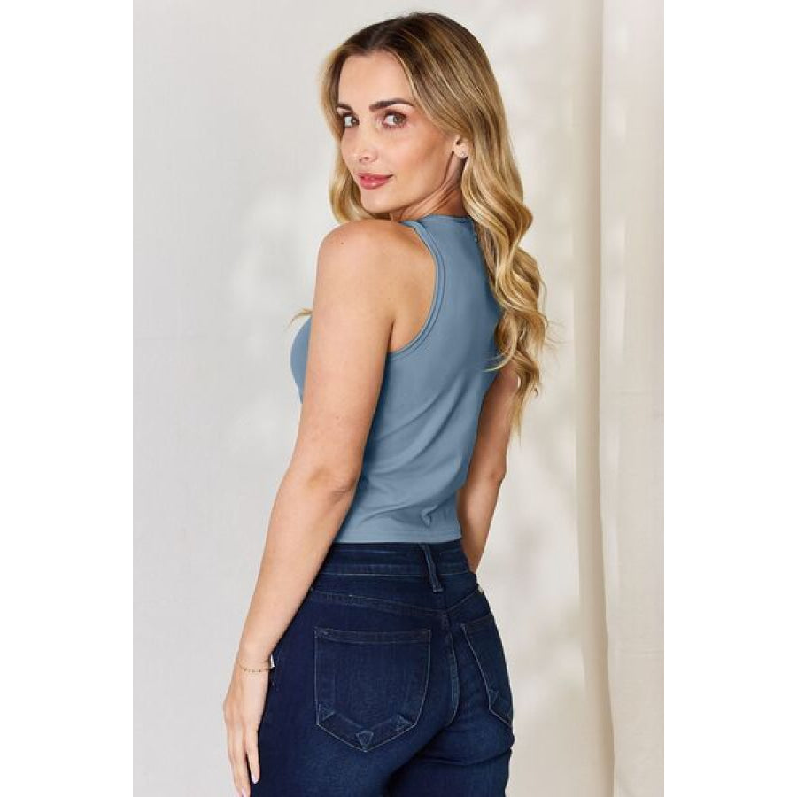 Basic Bae Full Size Round Neck Slim Tank Clothing