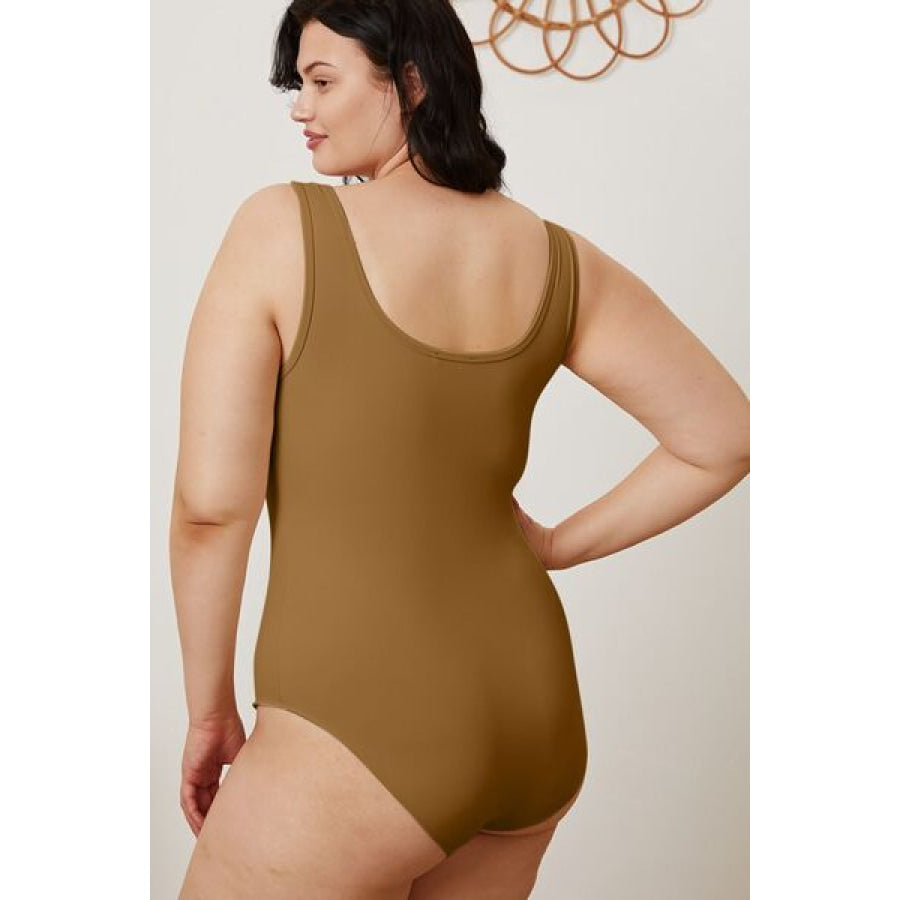 Basic Bae Full Size Square Neck Sleeveless Bodysuit Apparel and Accessories