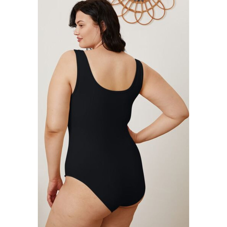 Basic Bae Full Size Square Neck Sleeveless Bodysuit Apparel and Accessories