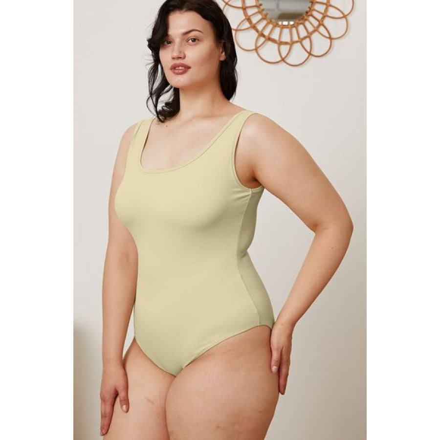 Basic Bae Full Size Square Neck Sleeveless Bodysuit Apparel and Accessories