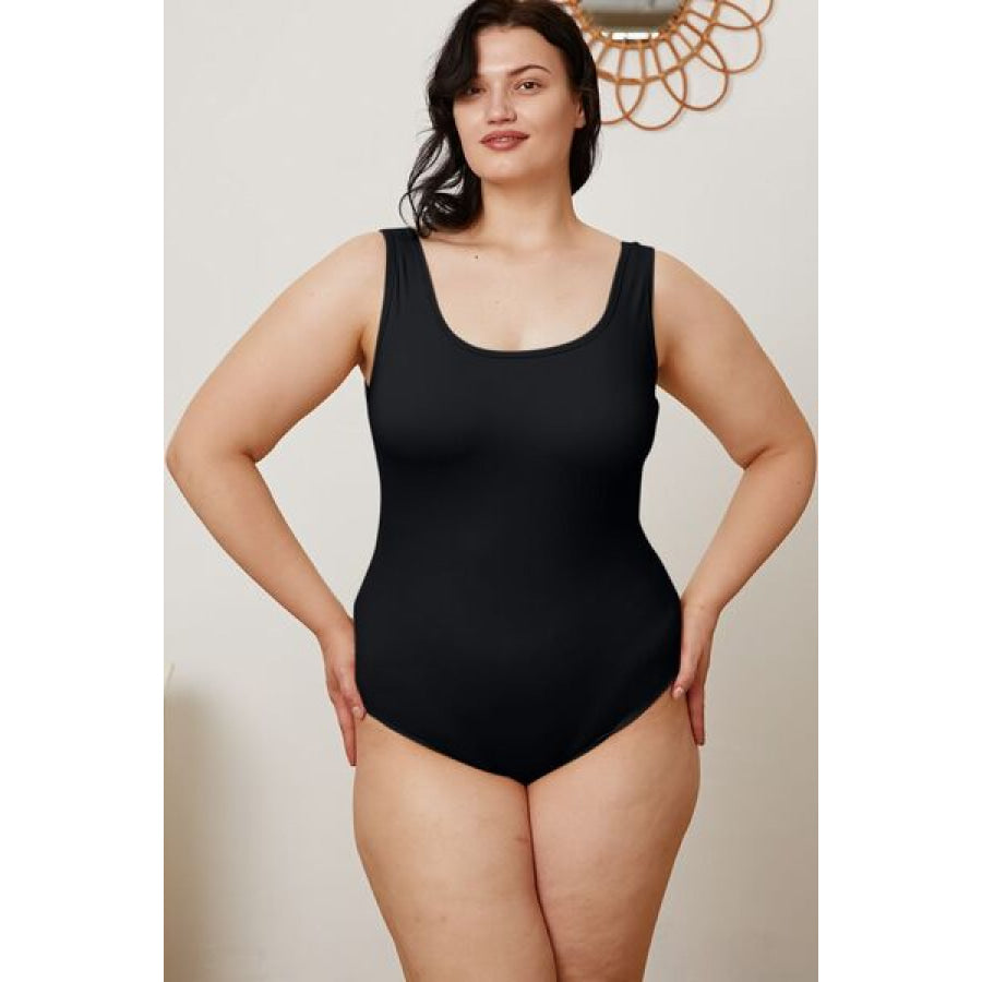 Basic Bae Full Size Square Neck Sleeveless Bodysuit Apparel and Accessories
