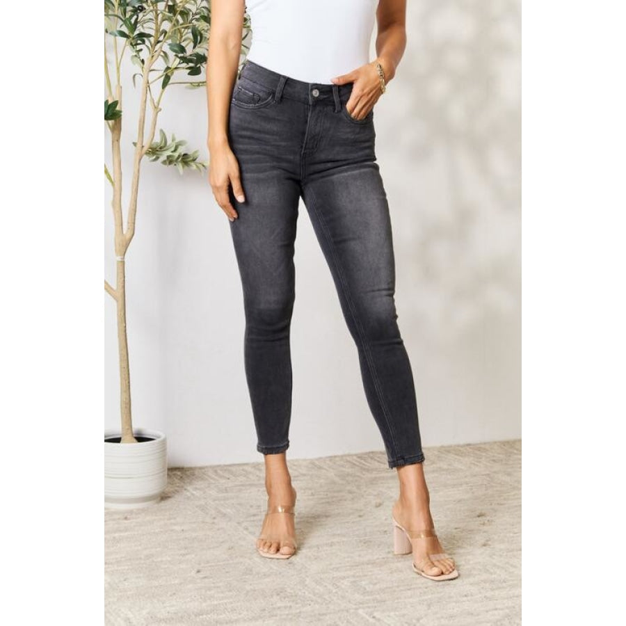 BAYEAS Cropped Skinny Jeans Clothing