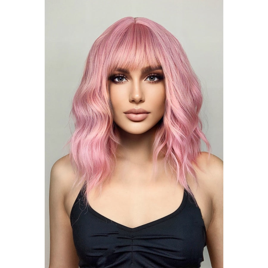 Bobo Wave Synthetic Wigs 12’’ Pink / One Size