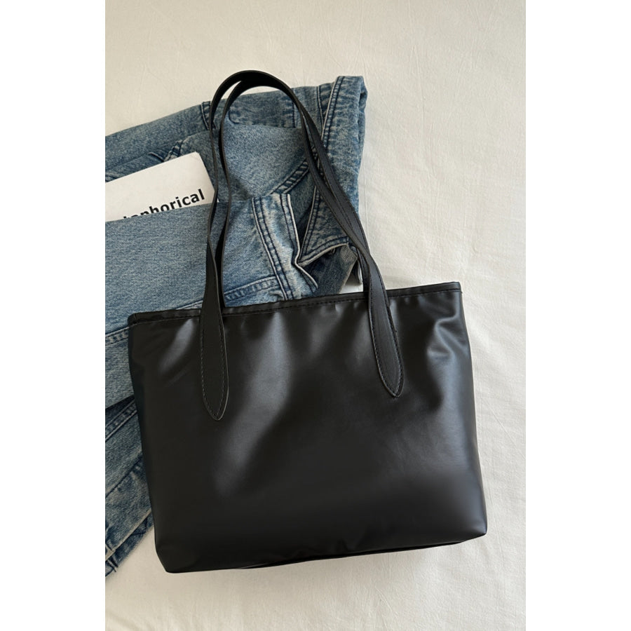 Bow Trim Polyester Tote Bag Apparel and Accessories