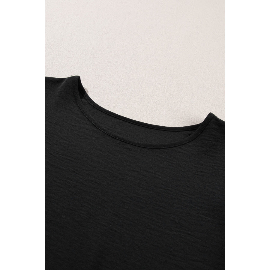 Bright Pink Ruffled Short Sleeve Plus Size Top Plus Size/Plus Size Tops/Plus Size Tops & Tees