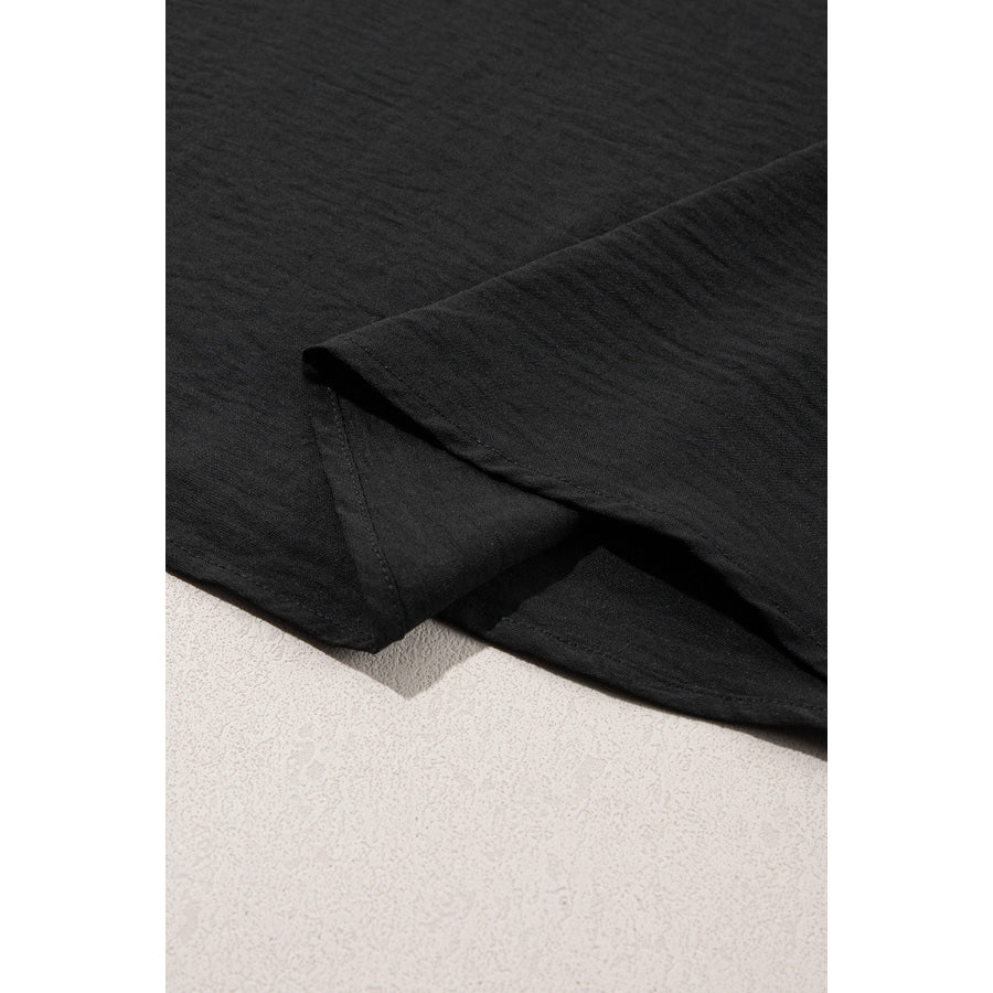 Bright Pink Ruffled Short Sleeve Plus Size Top Plus Size/Plus Size Tops/Plus Size Tops & Tees