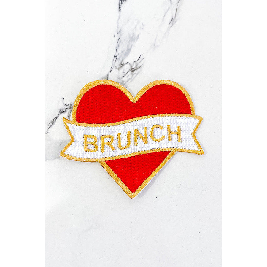 Brunch Heart Embroidered Patch - ETA 4/29 WS 600 Accessories