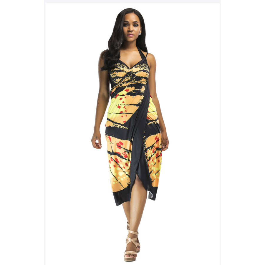 Butterfly Spaghetti Strap Cover Up Apparel and Accessories