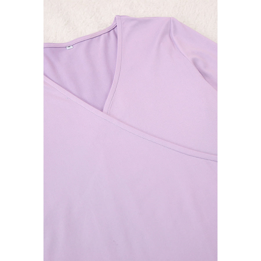 Buttery-Soft Surplice Long Sleeve Top and Pants Set Apparel and Accessories