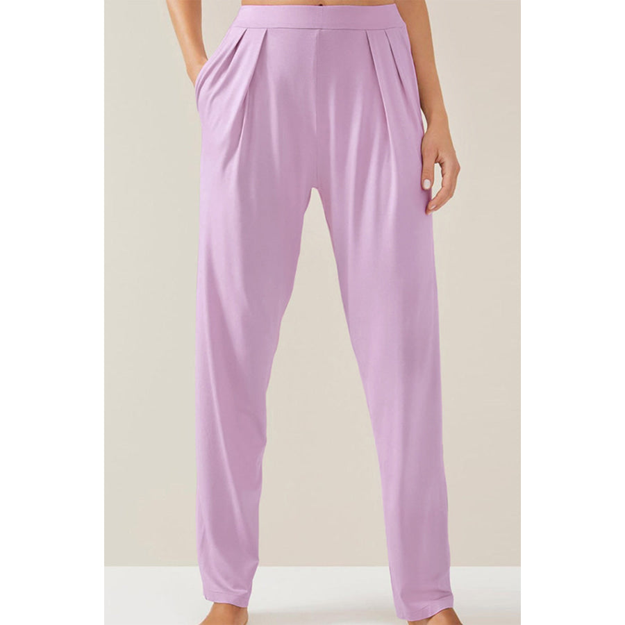 Buttery-Soft Surplice Long Sleeve Top and Pants Set Apparel and Accessories