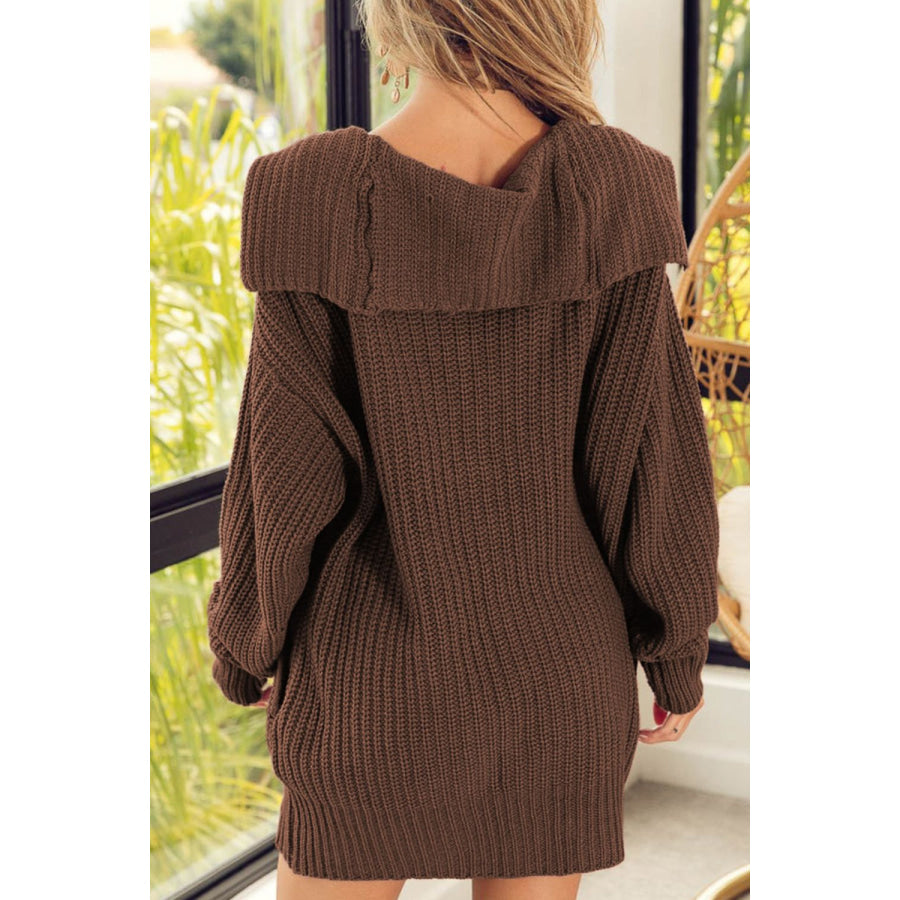 Button Down Collared Neck Cardigan Apparel and Accessories