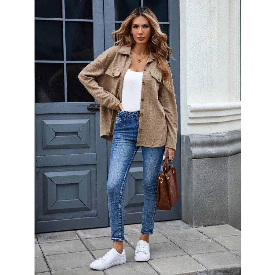 Button Down Long Sleeve Shirt Apparel and Accessories